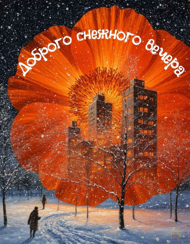 Доброго снежного вечера