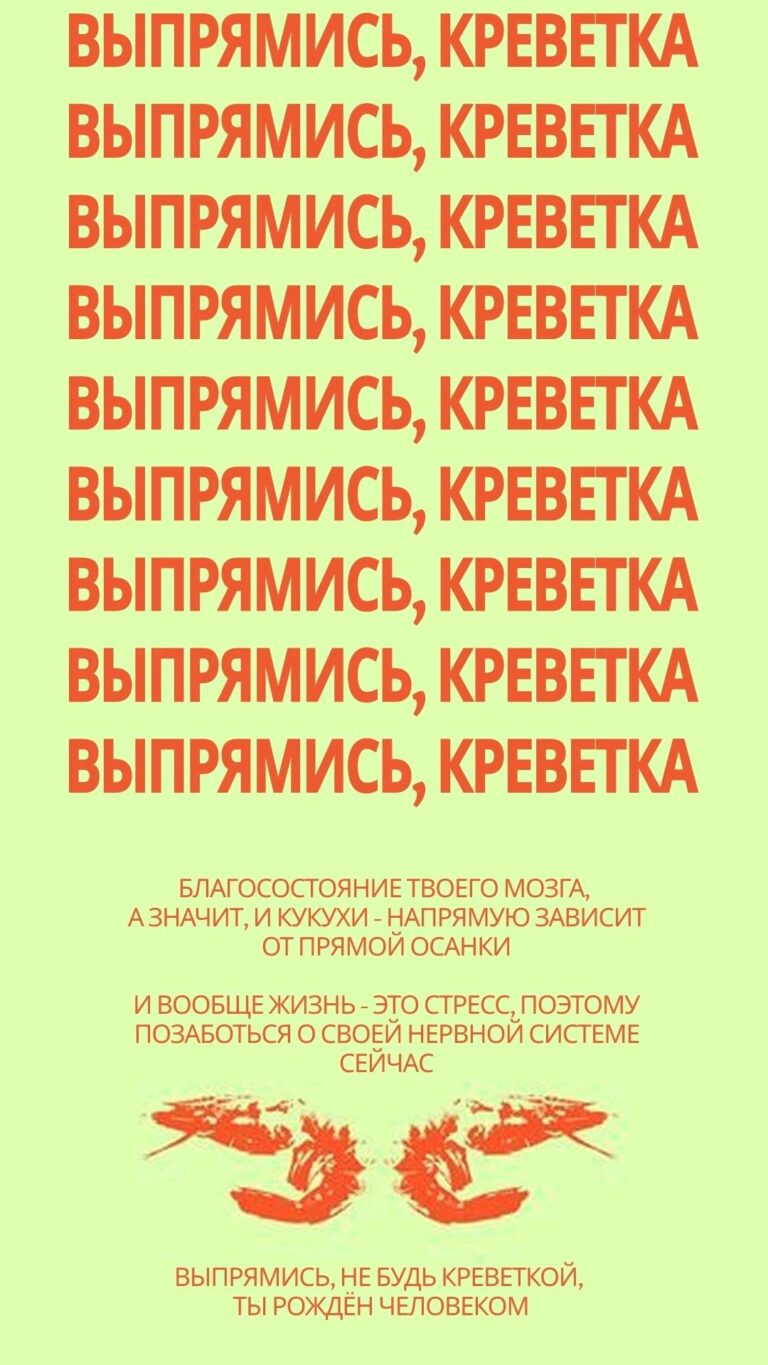 Выпрямись, креветка – адаптация под обои 1080х2400