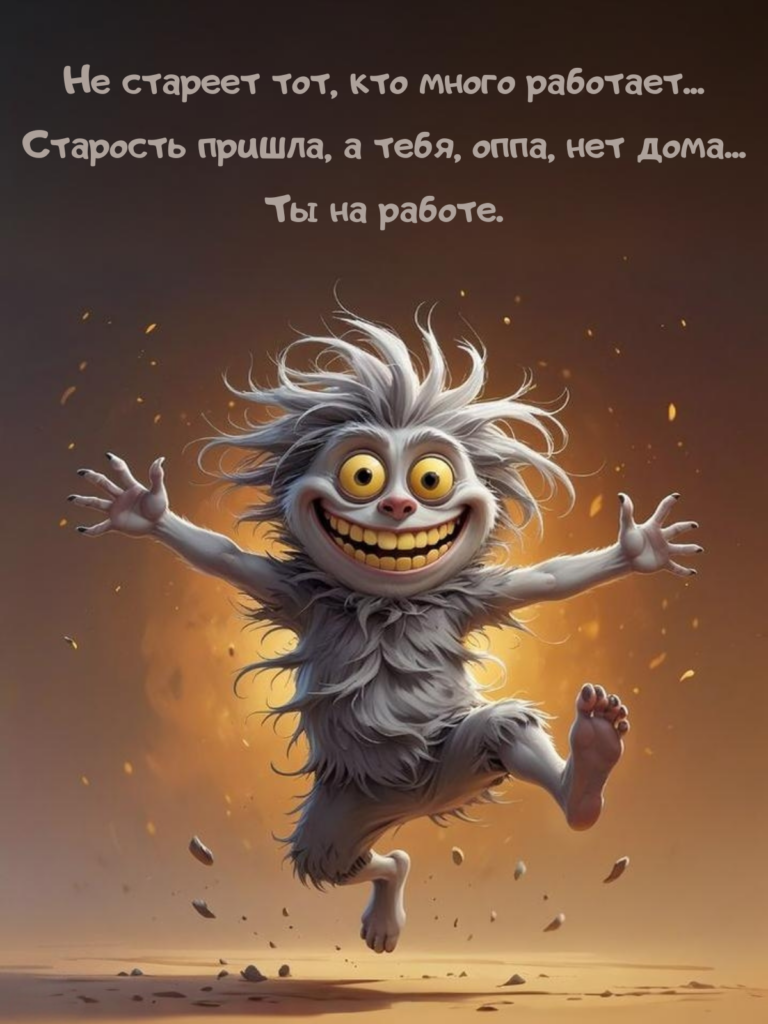 Не стареет тот, кто много работает 😄 | Юмор про работу и жизнь
