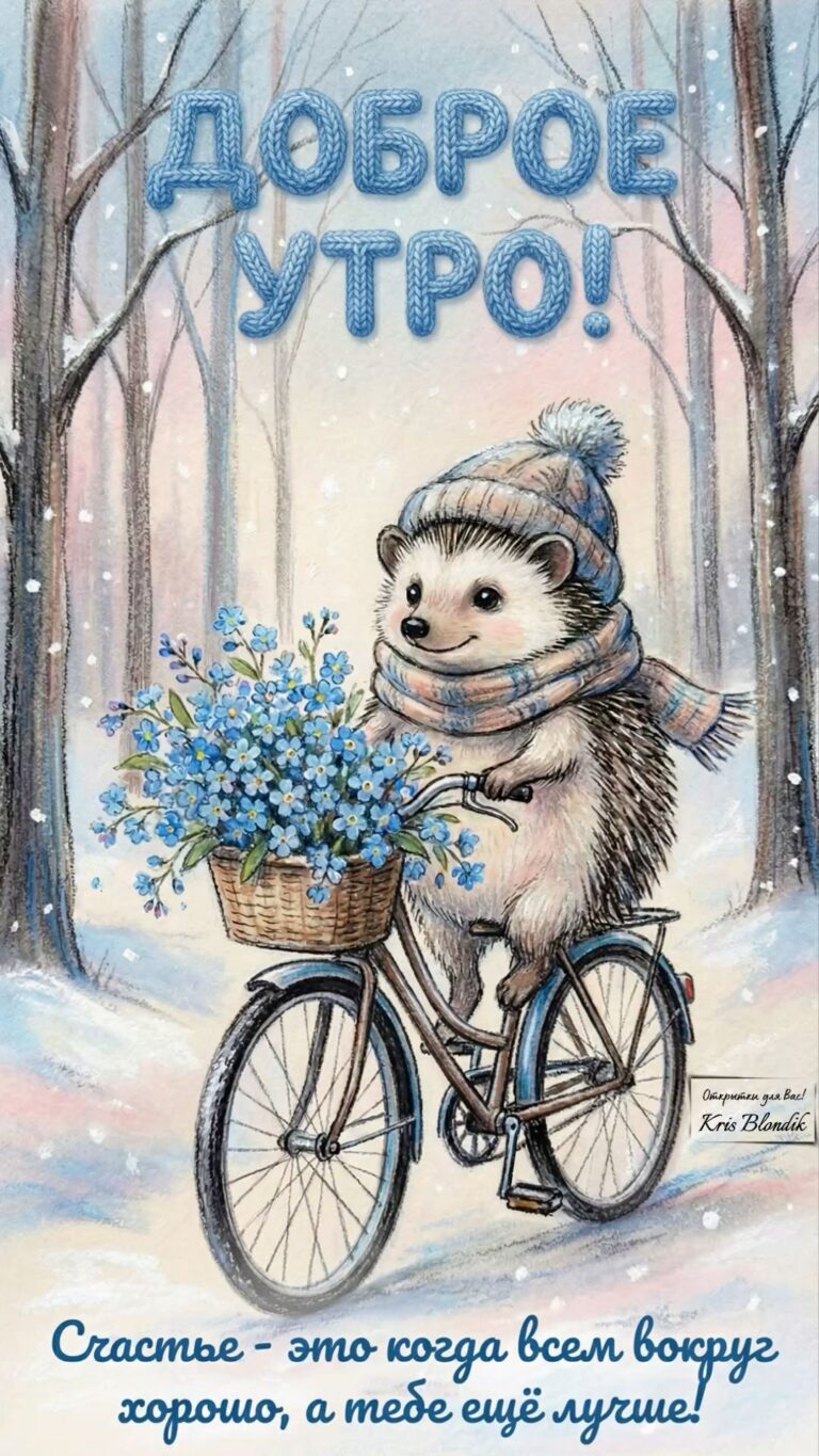 Доброе утро!❄️🌸