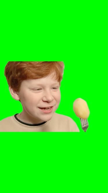 Green Screen Very Hot Potato Meme