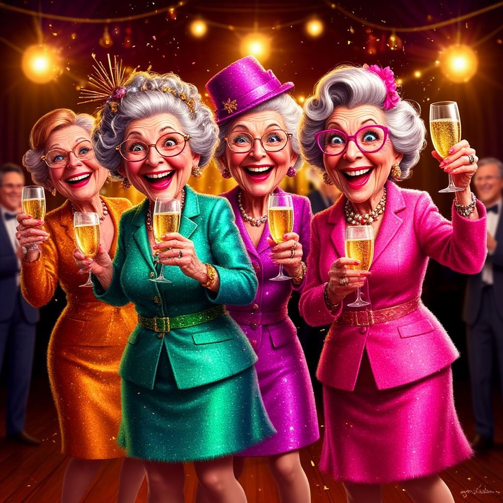 Весёлые бабушки