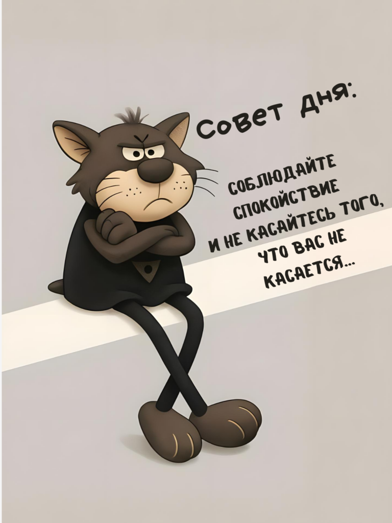🧘 Совет дня сохраняйте спокойствие не вмешивайтесь лишний раз